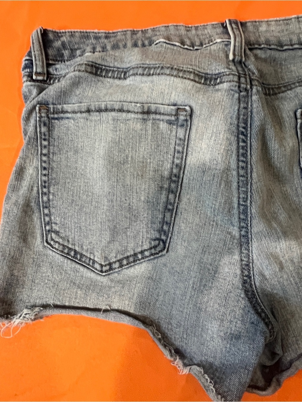 SO Light Blue Distressed Denim Cutoff Shorts - Picture 6 of 9